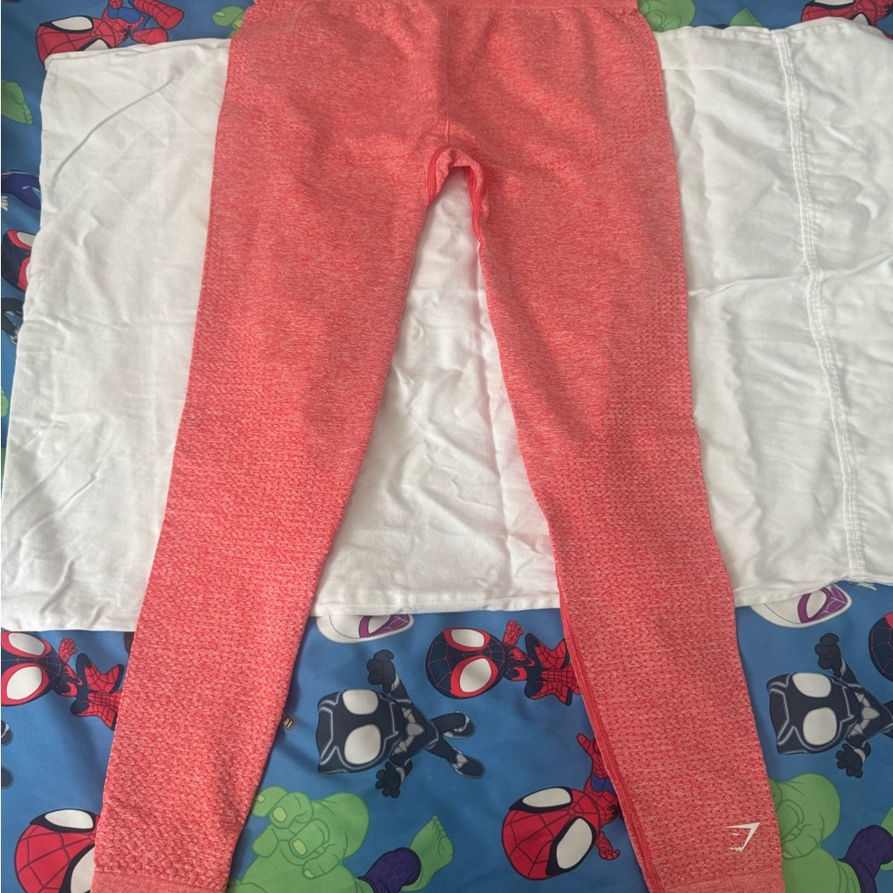 Gymshark Pink Leggings Full-Length Stretchy Fit